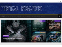 Tablet Screenshot of metalfrance.net